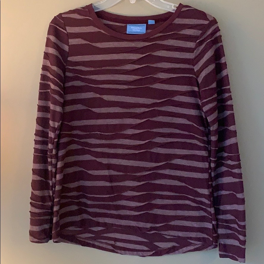 3 For $20 Simplyvera Purple Shirt